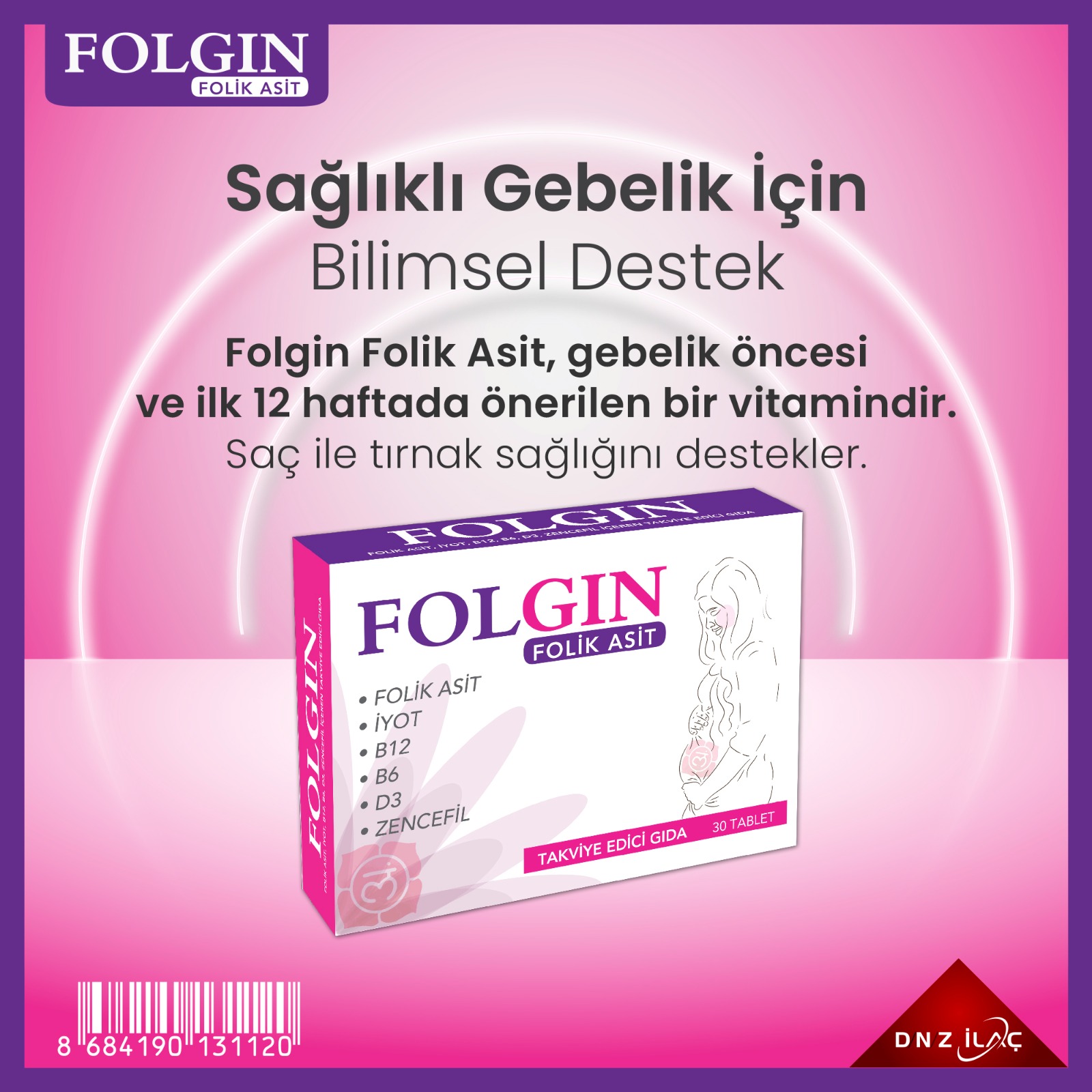 Folgin Folik Asit tanıtım görseli